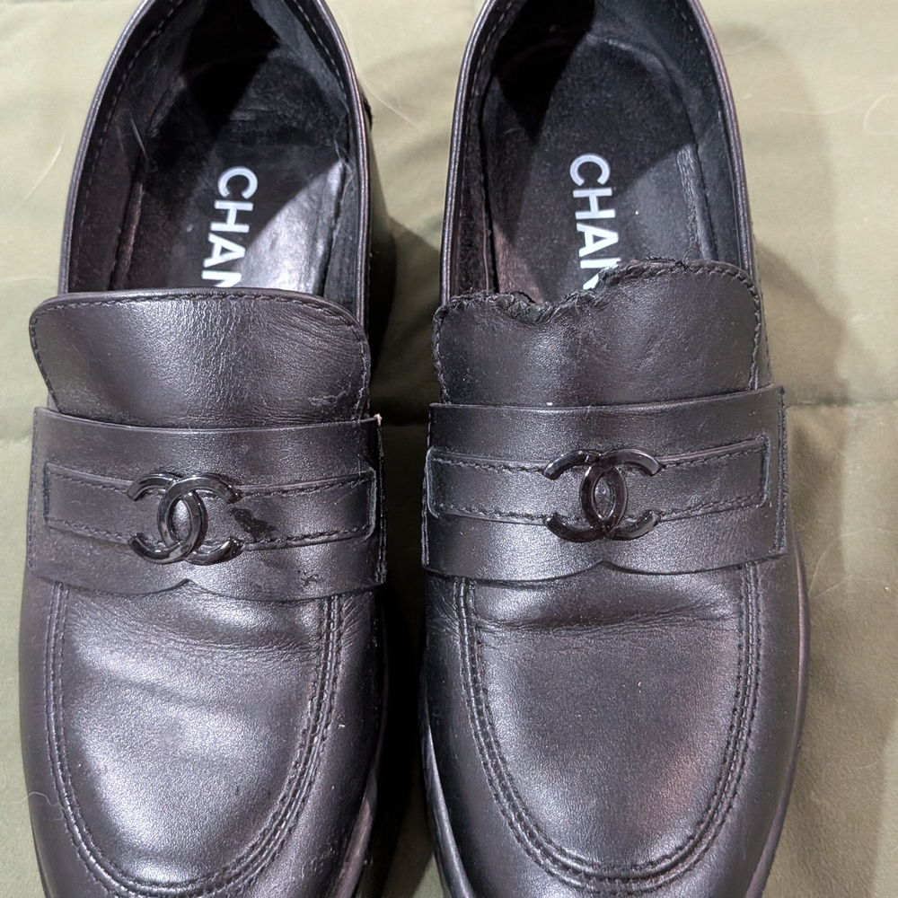 Chanel Platform Loafers